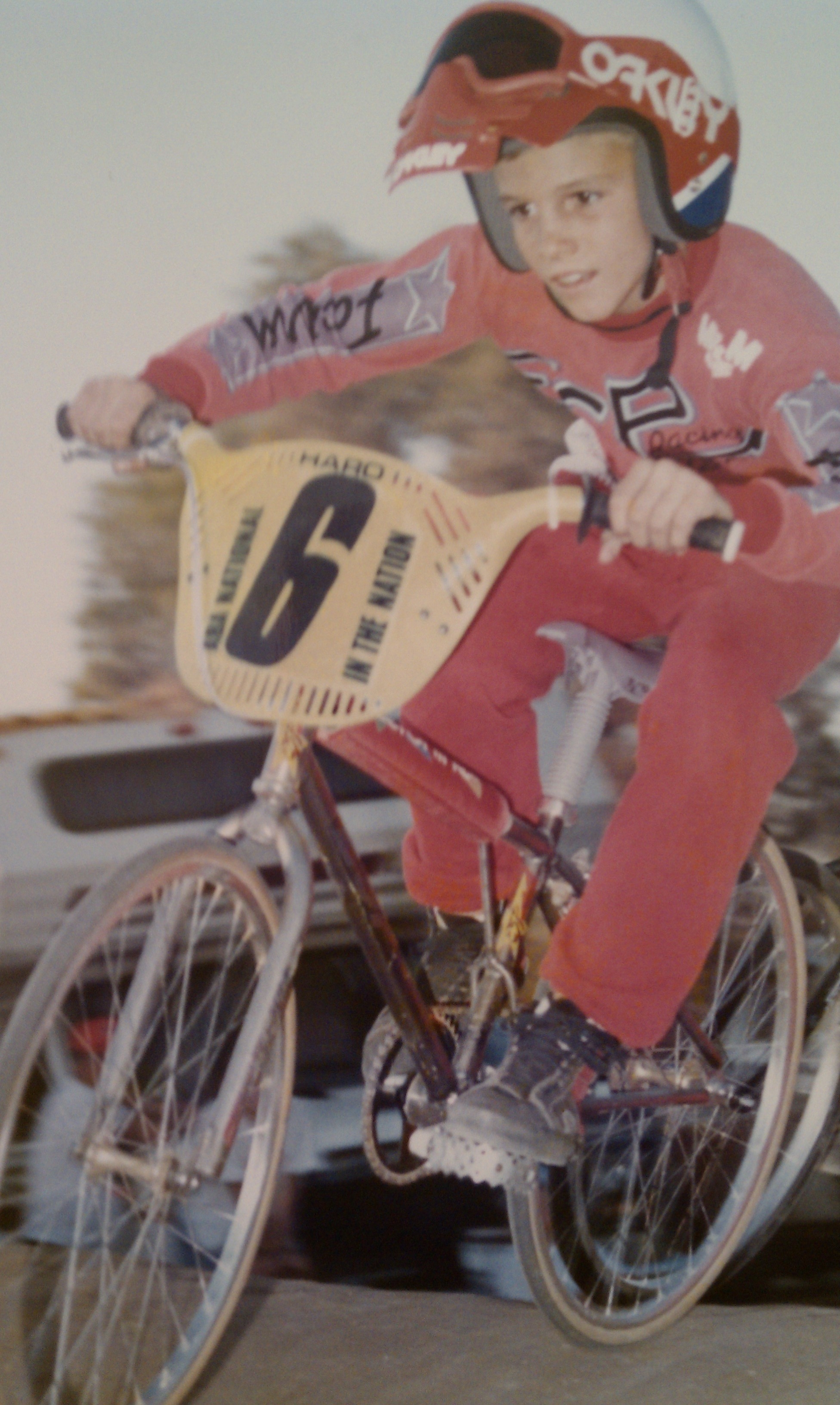 Vintage photo of Brad "The Bomber" Finnell
